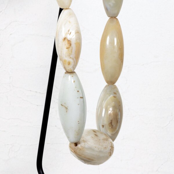 Natural Agate Bead Strand